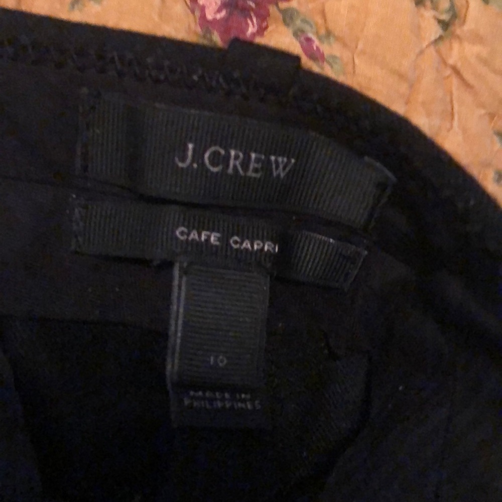J crew pants. Great for fall and winter